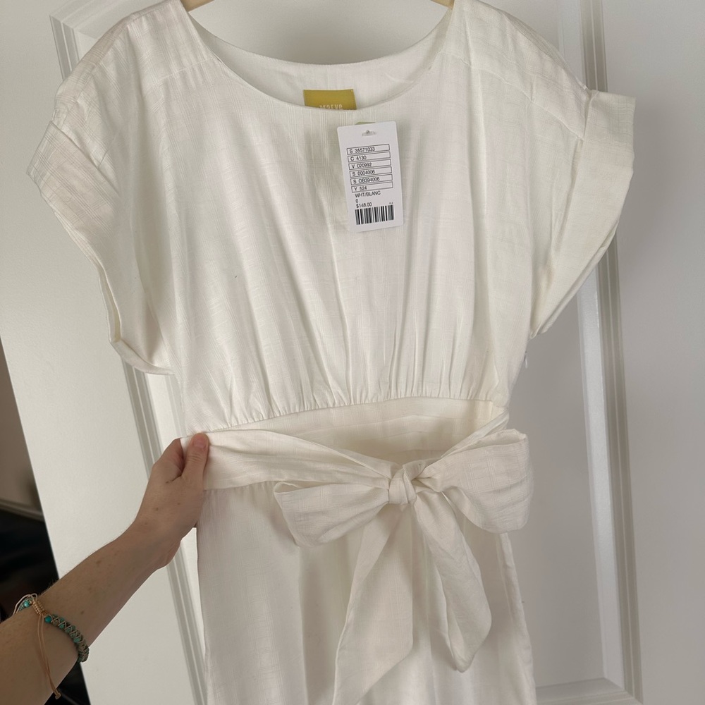 Anthropologie/ Maeve white dress Size 0